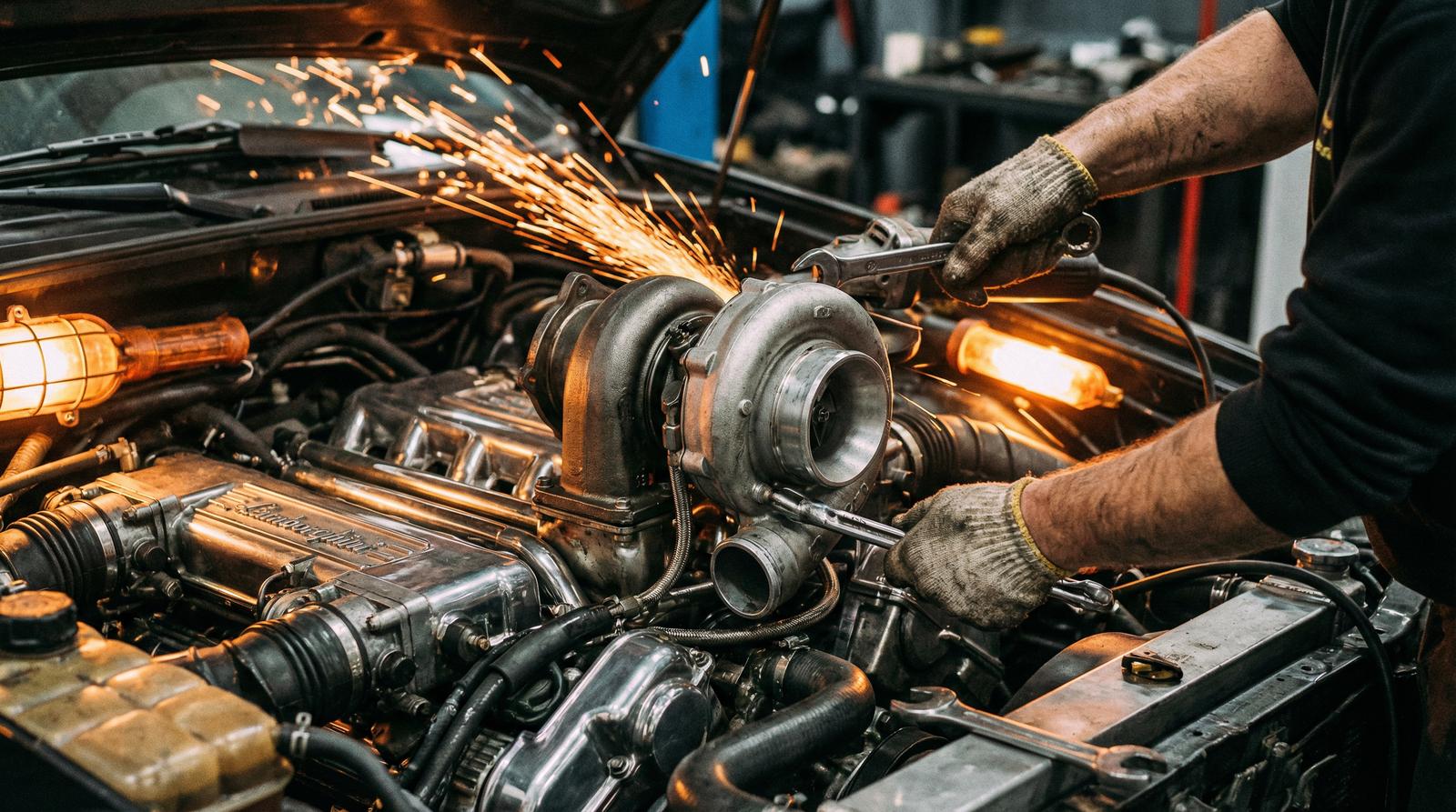 母狗修车视频-涡轮增压改装教程